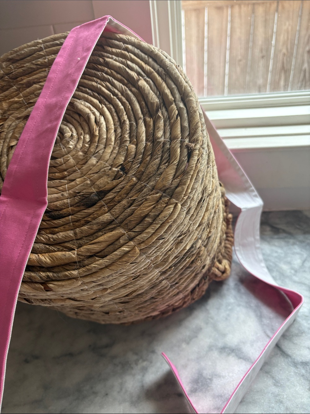 Pink cloth belt or for Hair